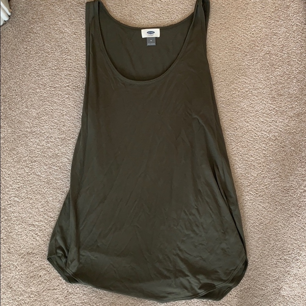 Olive Green Tank Top